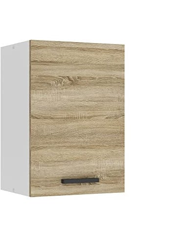 Belini Hängeschrank Küche, Küchenschränke SG. Breite 40 cm. Oberschrank mit 1 Tür, Küchenhängeschränke, Wandschrank Hängend, Sonoma-Eiche