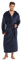 North Bund Herren Bademantel Morgenmantel Flanell Nachtwäsche Frottee Flauschig Lang Edler Weicher Kimono Mit Kapuze Mikrofaser Farb- Größenauswahl Blau 2XL/3XL