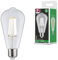 Paulmann 29122 Eco-Line Filament 230V LED Kolben ST64 E27 840lm 4W 3000K Klar Leuchtmittel