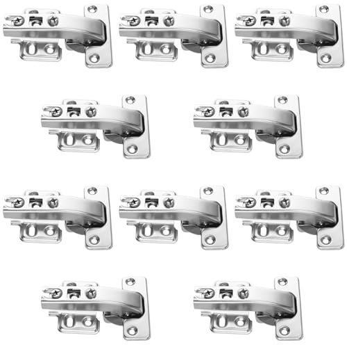 YUENPUN 10 Pack 90 Degree Kitchen Cupboard Hinges, Blind Corner Hinge, Concealed Door Hinges for Cabinets, Wardrobe