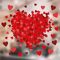 Stickers4 Mittelgroße Herz-des-Herz-Fensteraufkleber für Glas – Valentinstags-Fensteraufkleber – Valentinstagsdekoration für Valentinstag, Schaufenster