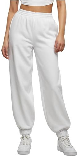 Build Your Brand Damen Hose Ladies High Waist Ballon Sweat Pants White L