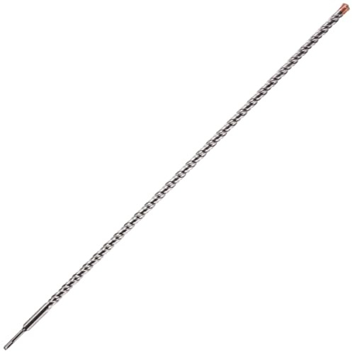 Rennie Tool 20mm x 1000mm Long SDS High Performance Hammer Drill Bit | Cross Tipped Masonry Drill Bit For Brick, Concrete, Stone, Granite. Tungsten Carbide Tipped 20mm SDS Drill Bit x 1 Metre Long