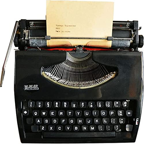 Manuelle Retro-Schreibmaschine, kreative Vintage-Schreibmaschine, funktionale Vintage-inspirierte Wohndekoration, ideal für Briefe, kreatives Schreiben, Basteln, freies Schreiben