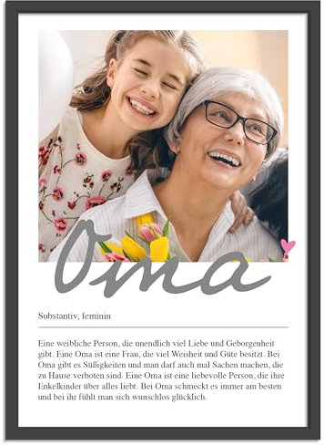 OWLBOOK® personalisiertes Hochzeitsgeschenk mit Fotos für Brautpaar Bilderrahmen Hochzeit Geschenke für Hochzeitspaar | Definition Mann Poster | Papier