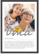 OWLBOOK® personalisiertes Hochzeitsgeschenk mit Fotos für Brautpaar Bilderrahmen Hochzeit Geschenke für Hochzeitspaar | Definition Mann Poster | Papier
