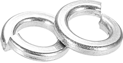 PATIKIL 1/8 Rondella Elastica a Molla, 200pz Acciaio Inossidabile 304 Rondella Sicurezza Divisa Rondelle Metalliche Guarnizione Elastica per Viti Bulloni (M3)