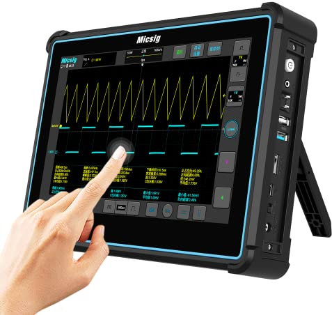 Micsig Tablet Oscilloscope TO1004 TO2004 TO3004 TO2002 TO Series Lab Oscilloscopes 100/200/300Mhz 2/4 Channel Oscilloscopes Touch Screen Oscilloscope Automotive(TO2002 200Mhz)