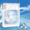 Portable Air Conditioner, All-in-1 Mini Air Cooler with 90° Oscillation, Cooling Fan with Timer 1-3H, 3 Wind Speeds, 5 Spray Modes, 7 Colour Night Light for Home, Office, Bedroom, White