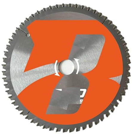 BAUBECK Sägeblatt 130x16 +20mm Adapter, 36Z, 1.5mm Feinschnitt in Holz & Alu kompatibel mit Akku Handkreissägen und Tauchsägen Kreissägeblatt 130x16, Sägeblatt 130x20