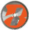 BAUBECK Sägeblatt 130x16 +20mm Adapter, 36Z, 1.5mm Feinschnitt in Holz & Alu kompatibel mit Akku Handkreissägen und Tauchsägen Kreissägeblatt 130x16, Sägeblatt 130x20