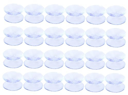 Yardenfun 24st Saugnapf Hochleistungssaugnäpfe Transparente Saugnäpfe Doppelseitige Saugnäpfe Fensterhänger Saugen Saugnäpfe Für Den Tisch Lampenschirm Aus Rattan Fensterhaken Blue Kieselgel