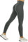 JOYSPELS Gym Sport Leggings Damen, Sporthose Damen Lang Blickdicht Po Push Up Seamless Leggins Tights Dunkelschatten S