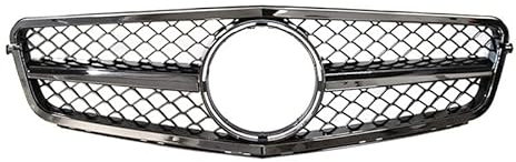 Auto-Frontstoßstangengitter Für Benz C W204 2007-2014 Grill AMG GT Frontstoßstangengrill Sport Racing(AMG Gloss Black)