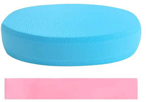 Almohadillas de equilibrio de espuma ovalada, cómoda almohadilla de equilibrio portátil, tabla de entrenamiento de gimnasia de elastómero termoplástico para pilates, danza, equilibrio, entrenamiento
