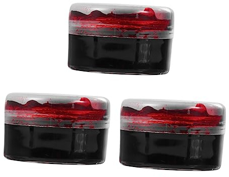 DEARMAMY 9 Boxen Pack Künstliches Blutplasma Lebensechtes Horror Fake Blood für Halloween Effekte für Wunden Kratzer und Narben Einfach Abwaschbar Geeignet für Gesicht und Körper