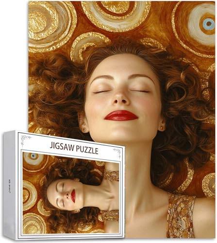 Puzzle 5000 Teile Europa Puzzle Erwachsene, Holzpuzzle für Erwachsene und Teenager, Klassische Puzzles Frau Jigsaw Puzzles, DIY Groß Puzzelmatten 156x105cm, Home Wand Dekor oder Geschenk H-8819