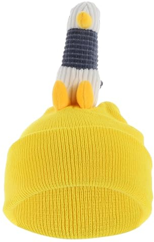 Healvian Skihelmüberzug Waschbar Elastisch Gelb Cartoon Enten Design für 55 62cm Helme Skifahren Outdoor Aktivität