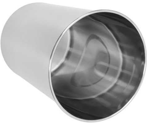 BESPORTBLE Poubelle Métallique Encastrable en Acier Inoxydable Cuisine Compacte Bac Simple Adaptée au Plan de Travail Résistante aux Odeurs