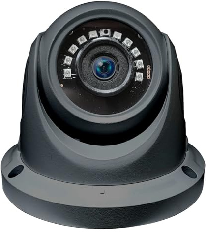 JUSTOP 2.4MP Dome CCTV Security Camera, 2.8mm Lens, 1080P HD 4-in-1 HD TVI/CVI/AHD, Full Metal, Outdoor Weather Proof IP66, 20M Night Vision