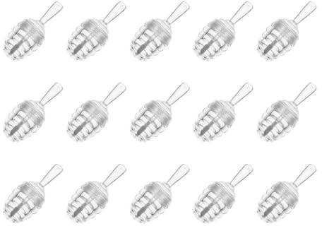 COHEALI Lot de 15 Tubes de Gloss à Lèvres Vides de Pot Miel, Plastique Transparent, Réutilisables et Étanches, Format Mini pour DIY Cosmétique et Échantillons Beauté