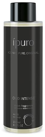 ipuro Exclusive Refill OUD INTENSE Raumduft 240ml - Premium Nachfüller mit intensivem Duftölanteil - orientalischer Duft mit Safran Weihrauch & Sandelholz - Nachfüllflasche für Diffuser Lufterfrischer