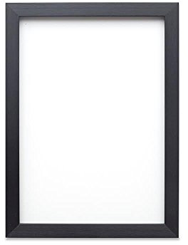 Frame Company Watson Black 10x10 Photo Frame with Real Glass | Fits a 10x10 image, Frame size 10x10, Overall approx 13.0x13.0, Real Glass Front