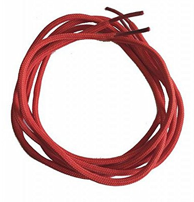 Collonil 1 Paar Schnürsenkel - rund - dünn - Ø 2,0 mm Längen (60 cm, rot)