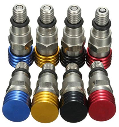 Alamor M5x0.8 Motocross Fourche Air Valves de Purge pour Fourche KAYABA Showa - Bleu