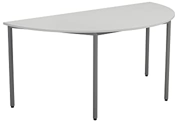 Office Hippo Office Table, Sturdy & Robust Computer Table, Stylish Work Table For Home Office, Ideal Desk Table For Any Work Space, Height Adjustable Feet, 5 Year Guarantee, White, 160 x 80 x 73 cm