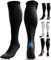 aZengear Kompressionsstrümpfe für Damen Herren (20-30 mmHg Klasse 2) Stützstrümpfe Medizinisch Kompressionssocken Waden Kompression für Laufen Reise Flug Sport Schwangerschaft (S/M)