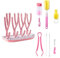 Escurre Biberones,Tangger Escurre Biberones 7 piezas Cepillos para Biberones Escurre Biberon Scurridor para Biberones Escurridor Bebe Seca Biberones Estante para Secar los Biberones del Bebé