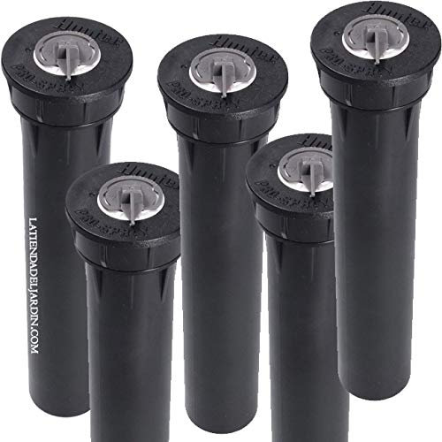 Pack 5 DIFUSOR de riego Hunter Pro Spray-06, Aspersor de Altura 15 cm. No incluye toberas, negro