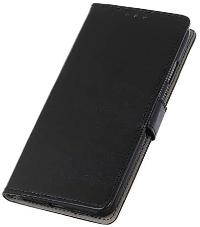 HAOYE Custodia a portafoglio per Huawei Y6s, in pelle PU, con chiusura magnetica, colore: nero