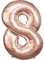 RM S/Shape: 8 Rose Gold