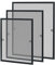 Uisebrt Moustiquaire pour fenêtre en aluminium - Moustiquaire sans clou ni vis