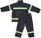 Dioche Flammhemmende Kleidung, Feuerfeste Hitzebeständige Kleidung, Feuerwehr-Schutzmantelhose für Beständige Hohe Sichtbarkeit(M.)
