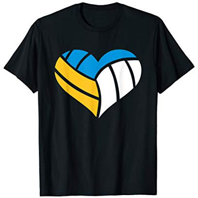 Beachvolleyball Herz T-Shirt