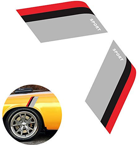 Auto-Radzierblenden-Aufkleber, wasserdicht, 2 Stück