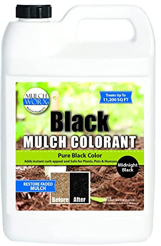 MulchWorx Black Mulch Farbkonzentrat - behandelt 11.200 m² - Pure Midnight Black Mulch Farbspray