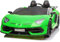 Licensed SVJ 24V Drift Model Ride On Electric Car - Green | Outdoor Toys | 2.4G Parental Remote, USB/TF/AUX Connectivity, Music, Lights, Opening Doors, Soft Start