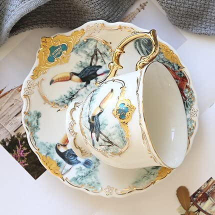 Vajilla de cerámica china esquelética animal postre fruta plato decoración de porcelana para el hogar (solo taza)