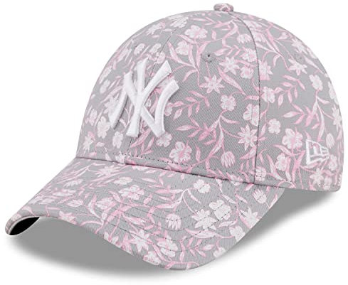 New Era 9Forty Damen Cap - FLORAL New York Yankees grau