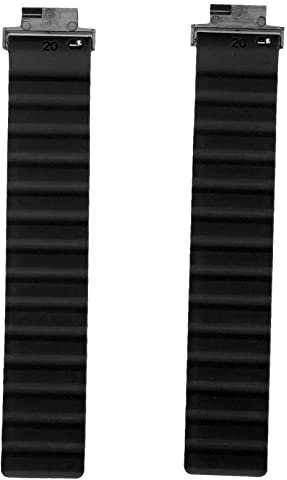 Restokki Armband Magnetische Uhr Verstellbares, weiches, atmungsaktives Silikon-Uhrenarmband für Amazfit Verge Verge Lite(Schwarz)