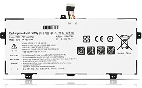 AA-PBUN4AR Laptop Battery Compatible with Samsung Series 9 940X3L 900X5L NP900X5L NP940X3L NT900X5H NT900X5L NT900X5M NT900X5P NT901X5L Series(7.7V 39Wh)