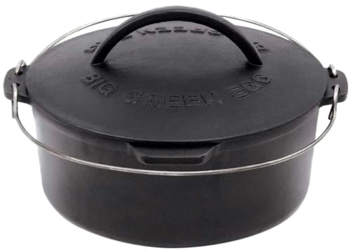 Big Green Egg Dutch Oven 5,2 L aus Gusseisen 2XL / XLarge/Large/Medium