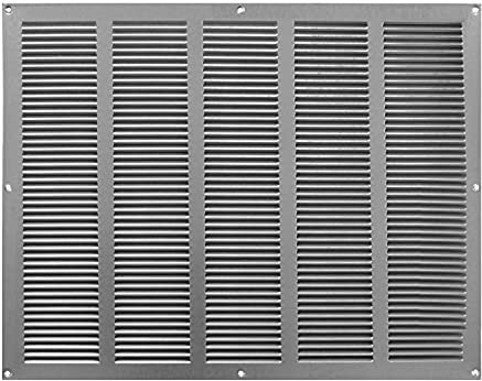 500x400mm Verzinkt Lüftungsgitter mit Insektenschutz - Metall Abluftgitter - Abluft Zuluft Gitter