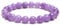 Landorilo Handmade Echte Naturstein Perlen Heilsteine Armband Damen Herren, 8MM Runde Edelsteine Yoga Armbänder, Glücksarmband, Kreative Schmuck Geschenke(Lavendel Chalcedon)