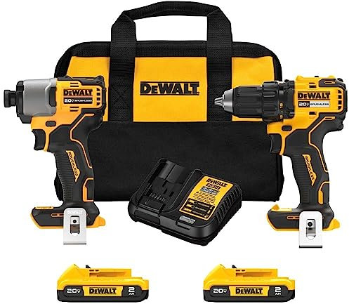 DEWALT - Brushless 2-Tool Drill and Impact Combo Kit (DCK227D2)
