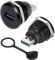 PENGLIN Lot de 2 adaptateurs USB 3.0 femelle vers USB 3.0 mâle pour montage sur panneau, adaptateur de prise USB 3.0 vers prise d'extension de cloison